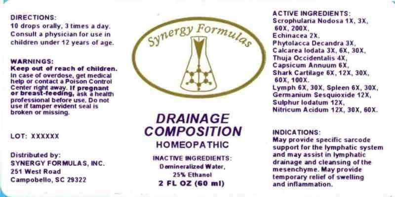 Drainage Composition